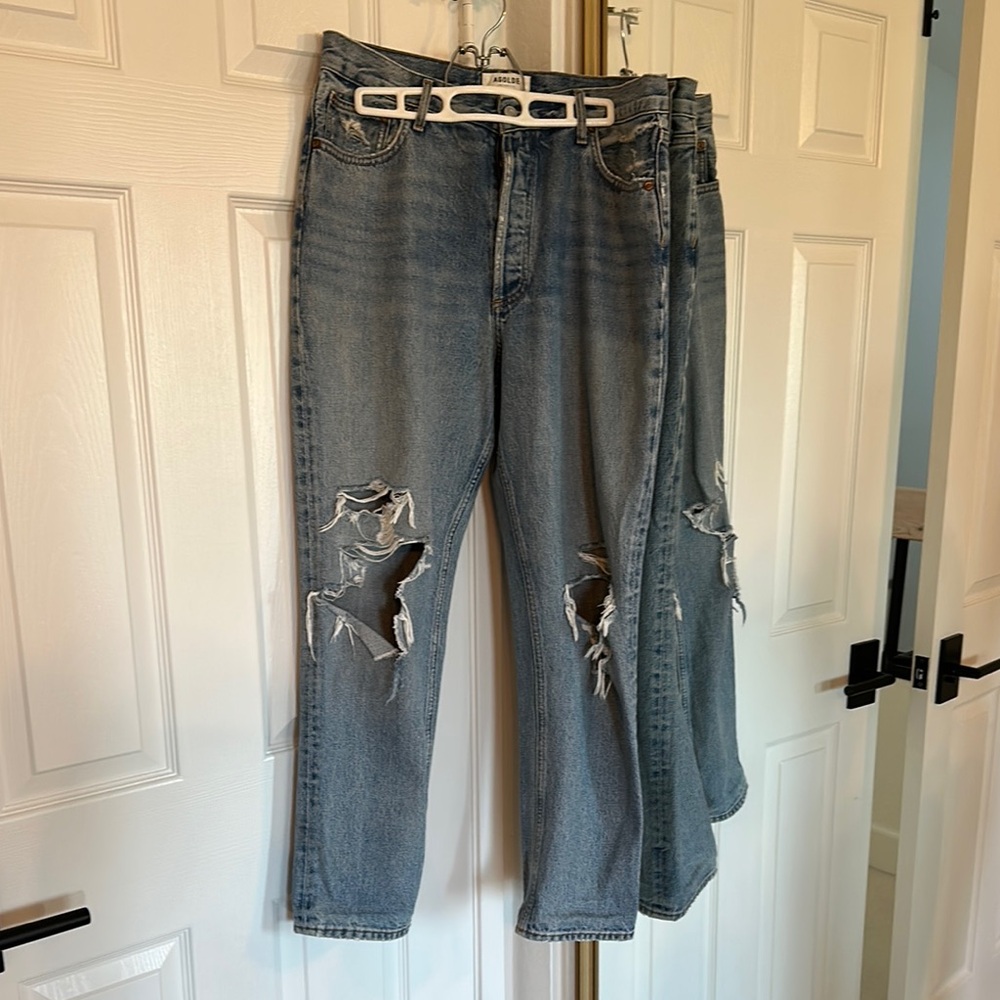 Agolde Jeans Fen Hi Rise Relaxed Taper in Wander